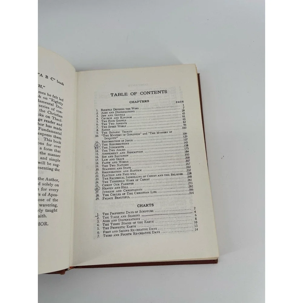 Vtg Rightly Dividing The Word Clarence Larkin HC Christian Theology Book